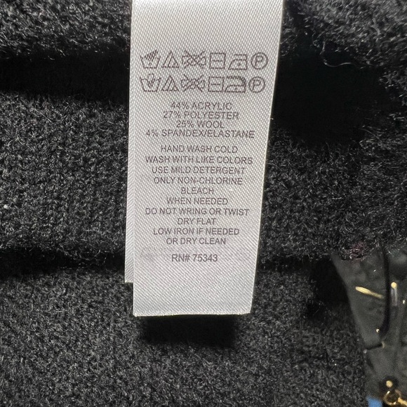 Cynthia Rowley Navy Wool blend Cardigan size XS - Picture 7 of 8